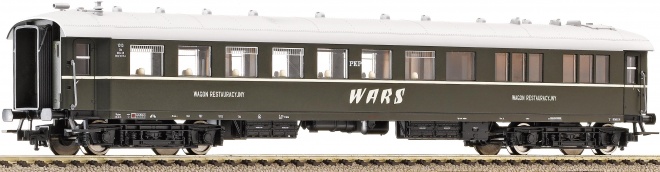 Restaurant car in WARS livery<br /><a href='images/pictures/Fleischmann/563302_rgb.jpg' target='_blank'>Full size image</a>